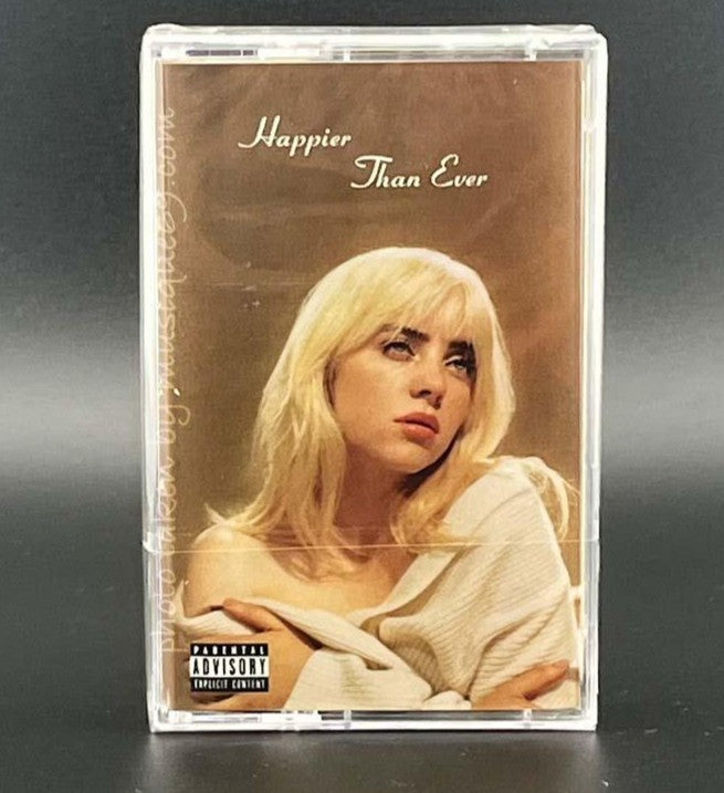 Billie Eilish Happier Than Ever (Limited Edition, Spotify Fans First Exclusive Magnolia Shell Edition) (Cassette)