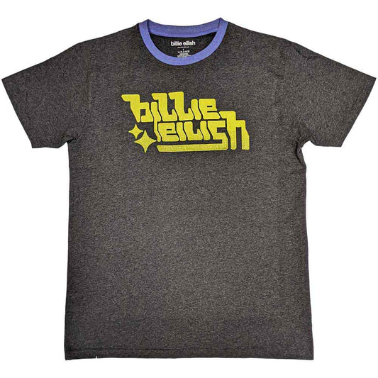 Billie Eilish Neon Green Logo Grey
