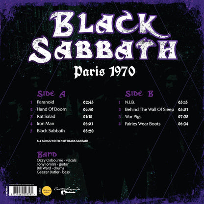 Black Sabbath Paris 1970 [Import]