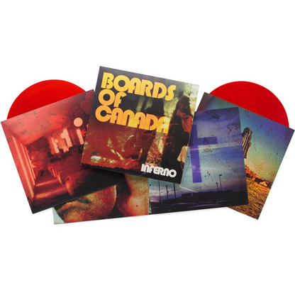 Boards of Canada Inferno (Limited Edition, Indie Exclusive, Triple Gatefold Outer Sleeve, Deluxe Edition, Transparent Red Colored Vinyl) (2 Lp's)
