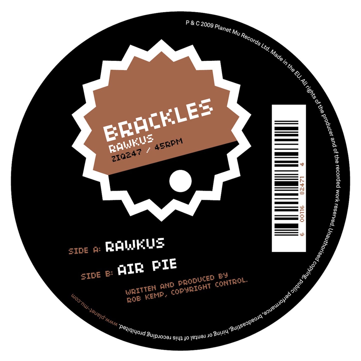 Brackles Rawkus - 12"