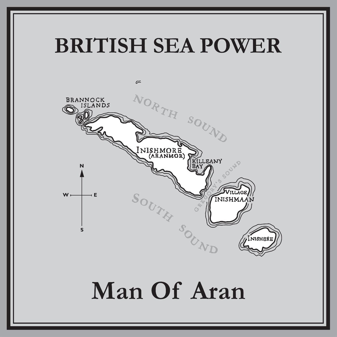 British Sea Power Man Of Aran (YELLOW & BLUE VINYL)