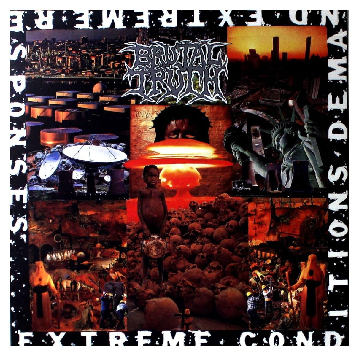 Brutal Truth Extreme Conditions (RSD Essentials, Indie Exclusive, Half Orange & White Colored Vinyl)