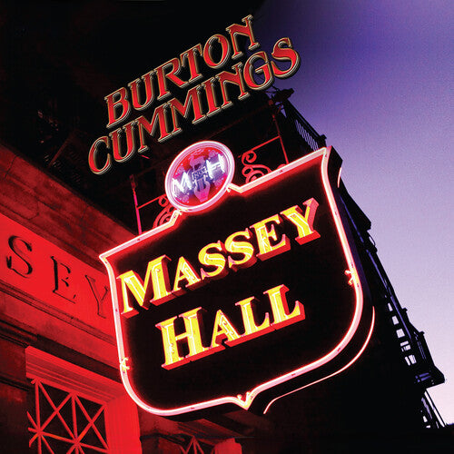 Burton Cummings Massey Hall (Limited Edition, Red Colored Vinyl) (2 Lp's)