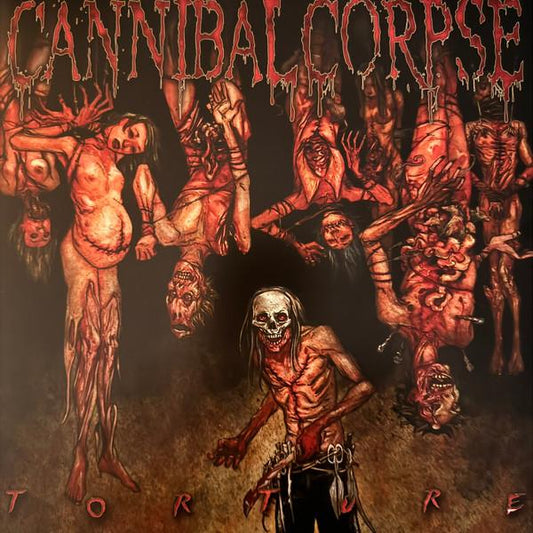 Cannibal Corpse Torture (Limited Edition, "Bloody Concrete" Grey & Red Marble Colored Vinyl)