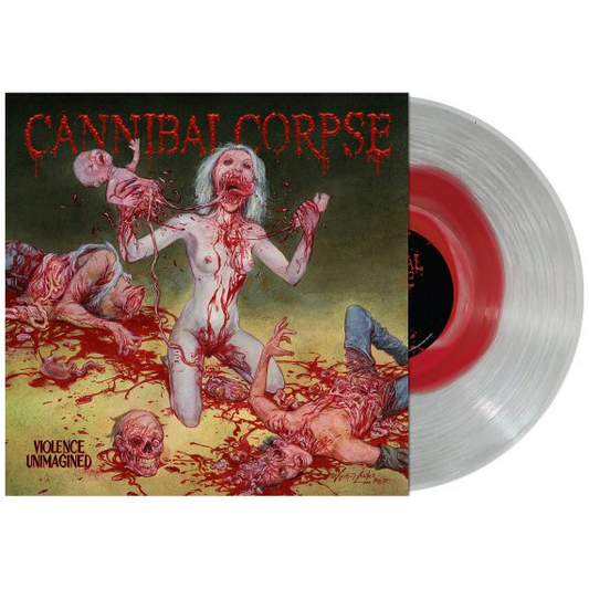 Cannibal Corpse Violence Unimagined (Limited Edition, Clear with Red Splatter Colored Vinyl, Uncensored Version)