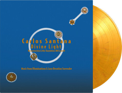 Carlos Santana Divine Light: Reconstruction & Mix Translation By Bill Laswell - Limited Gatefold 180-Gram Yellow, Red & Black Marble Colored Vinyl