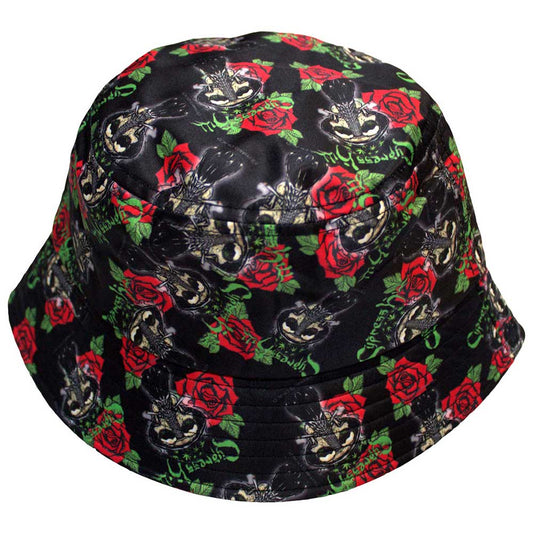 Cypress Hill Skulls & Roses Pattern Black