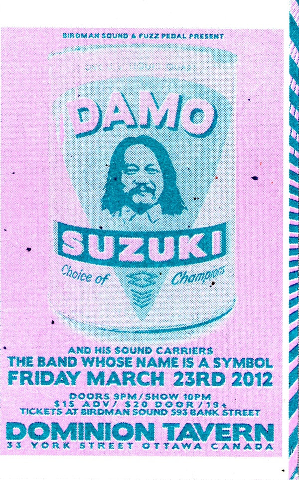 DAMO SUZUKI & THE BAND WHOSE NAME IS A SYMBOL Live 2012