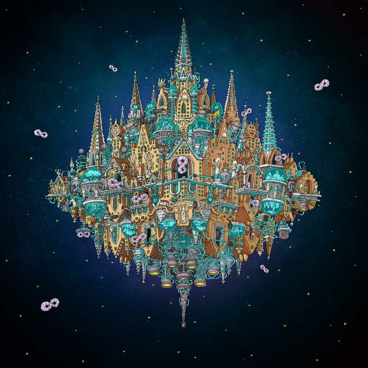 Dance Gavin Dance Pantheon [Cobalt/Ruby Smush/White Splatter 2Lp]