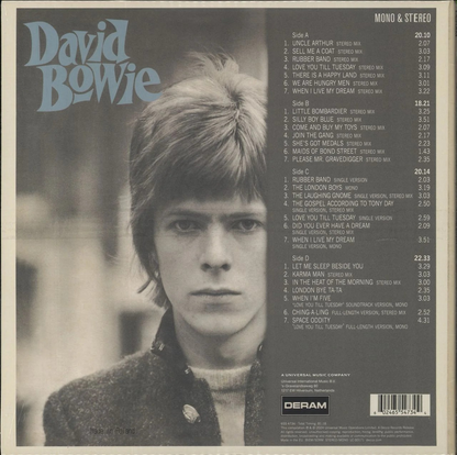 David Bowie David Bowie (Limited Edition, Cream & Green Swirl Colored Vinyl) (2 Lp's)
