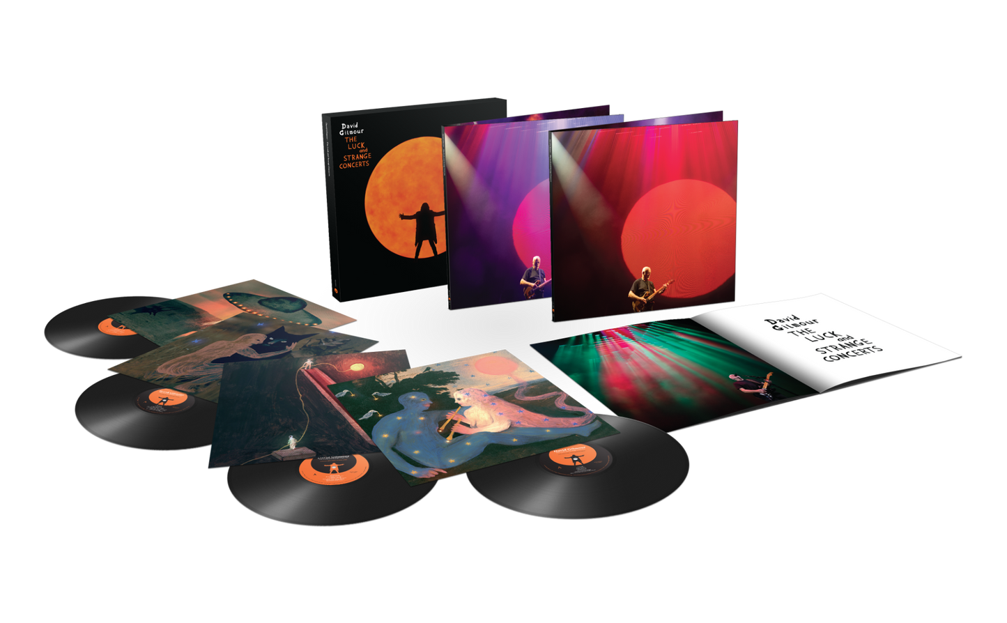 David Gilmour The Luck And Strange Concerts (4LP Box Set + 24-Page Booklet)
