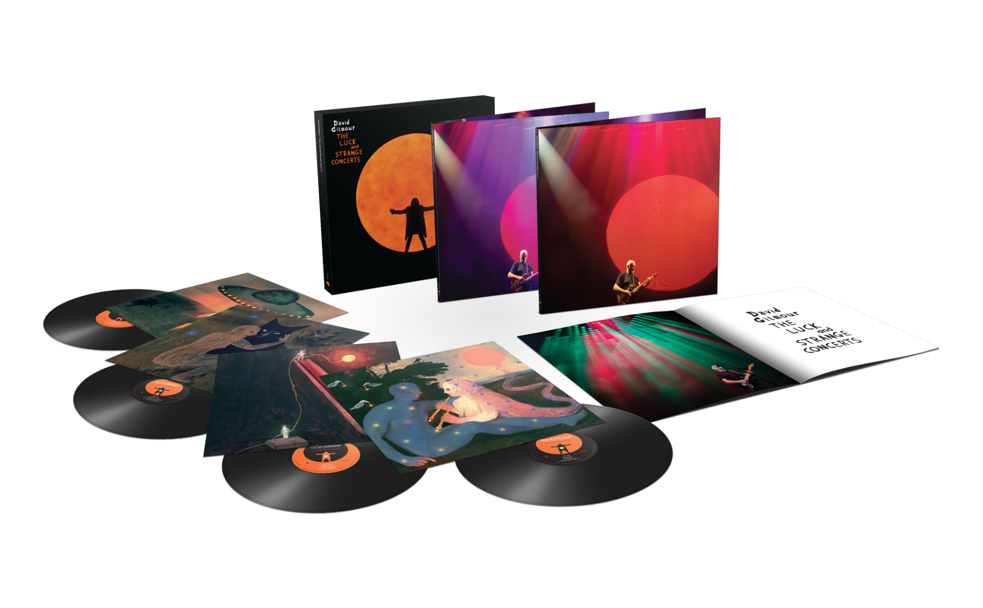 David Gilmour The Luck And Strange Concerts (4LP Box Set + 24-Page Booklet)