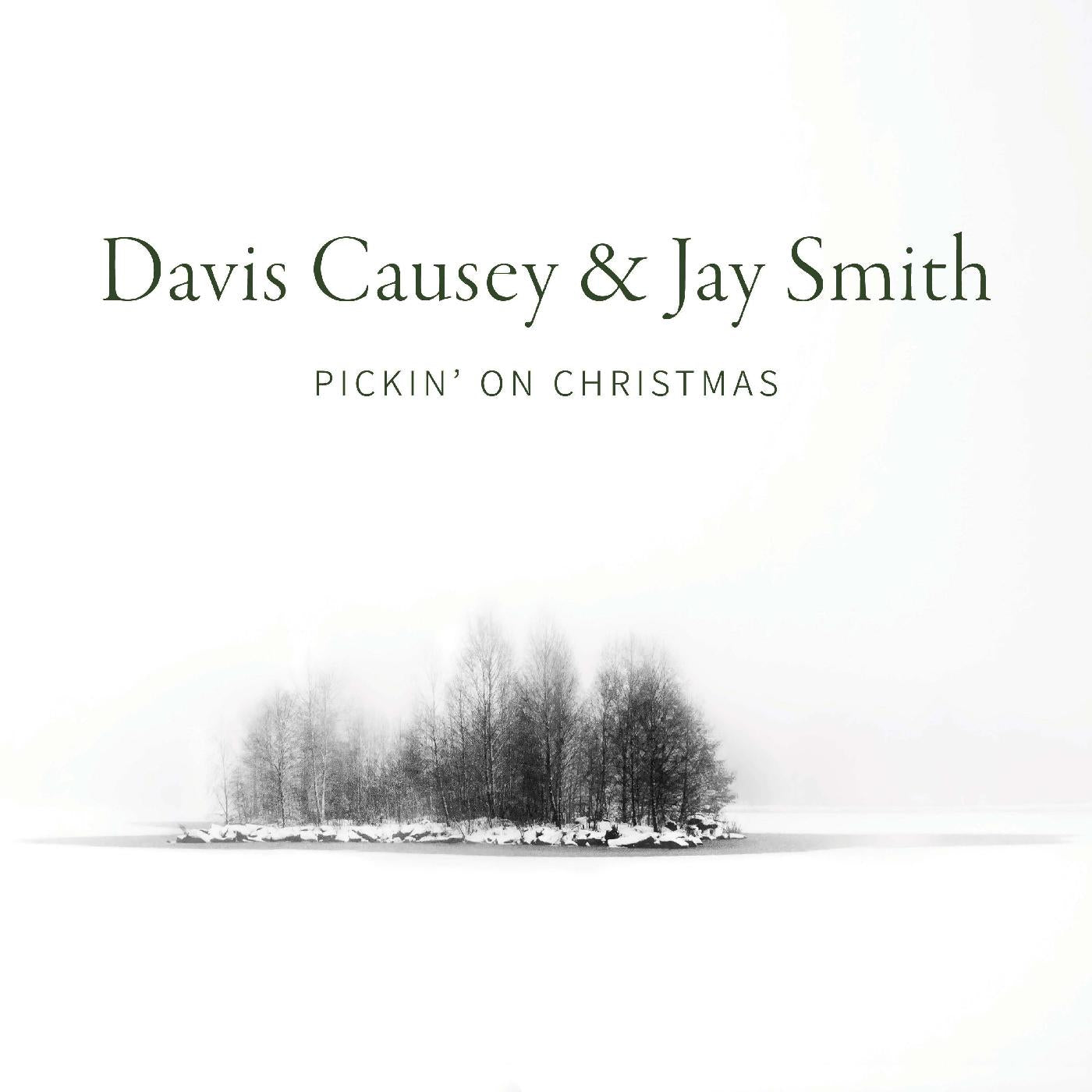 Davis & Jay Smith Causey Pickin' On Christmas ("SNOWGLOBE" CLEAR WITH WHITE FLECKED VINYL)