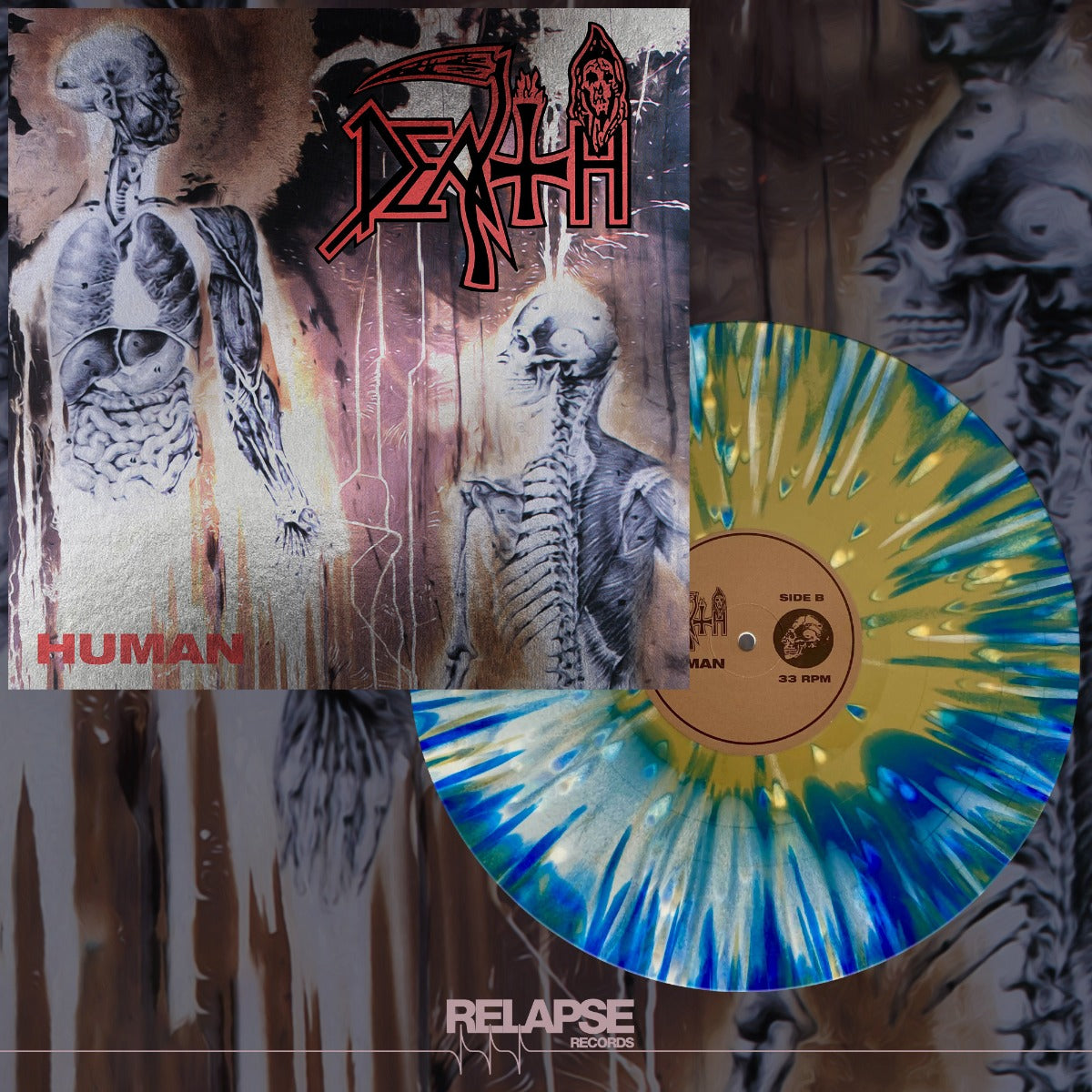 Death Human (Colored Vinyl, White, Blue, Gold, Splatter)