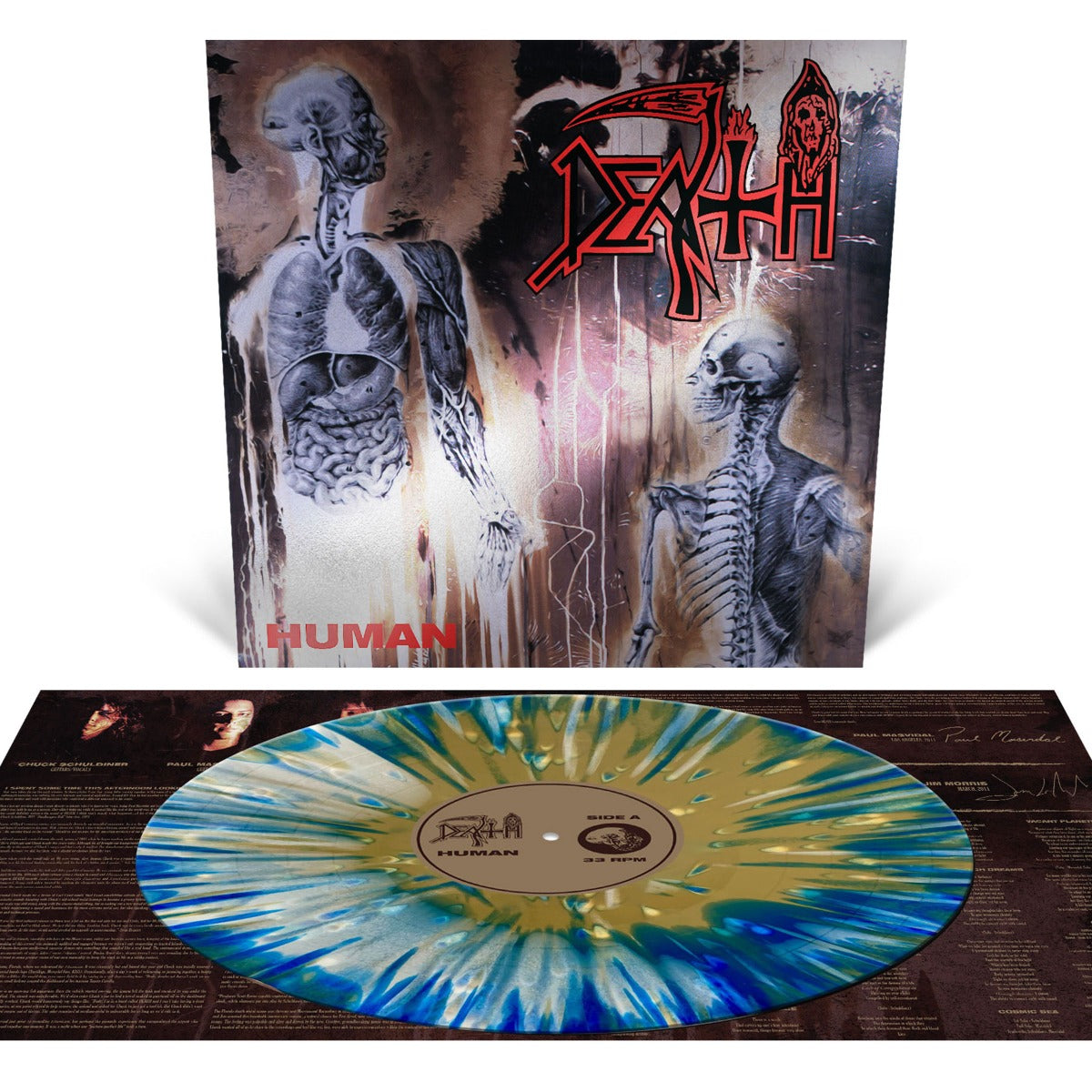 Death Human (Colored Vinyl, White, Blue, Gold, Splatter)