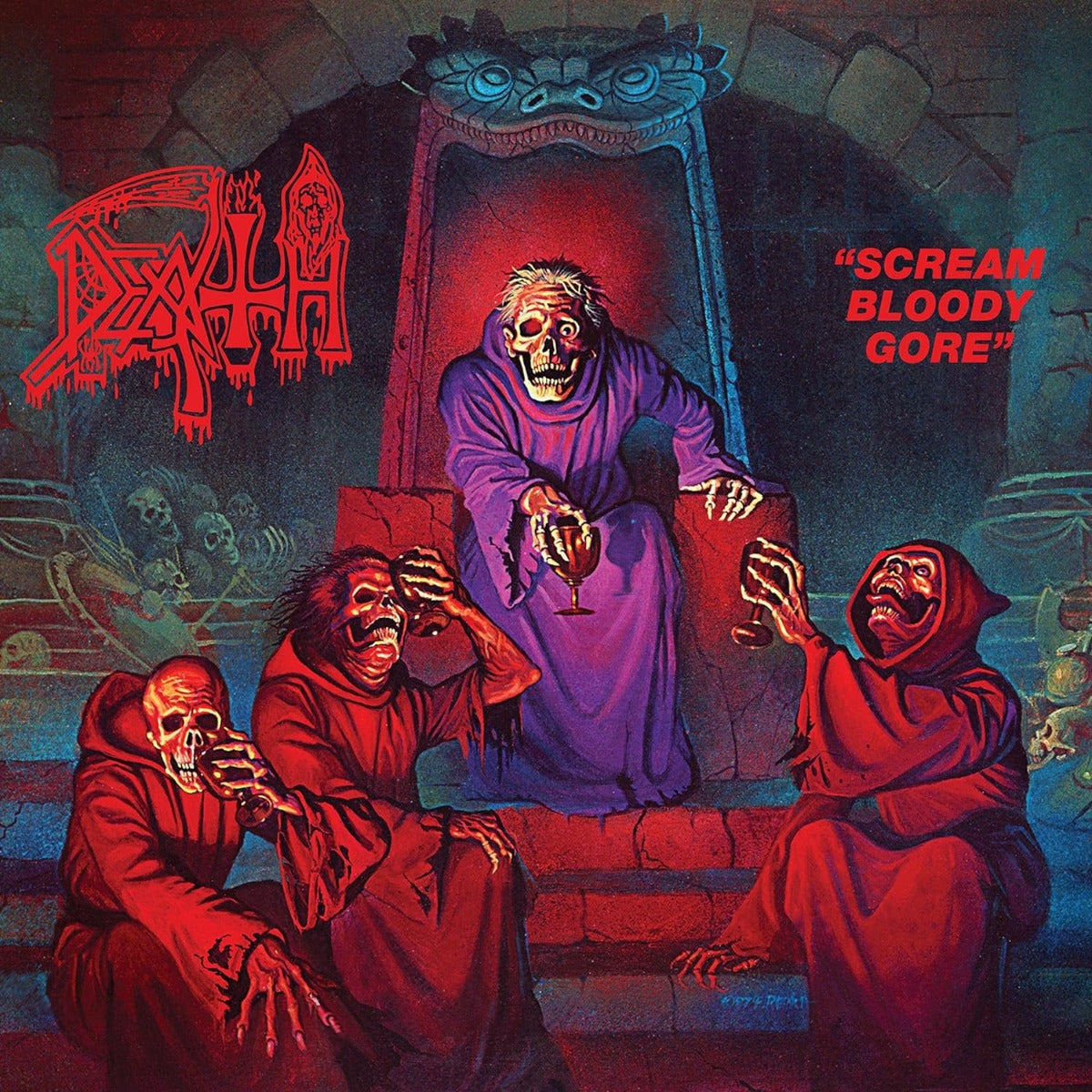Death Scream Bloody Gore (Colored Vinyl, Violet, White, Red, Splatter)
