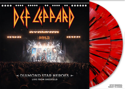 Def Leppard Diamond Star Heroes: Live From Sheffield [180G Multicolor Splatter 2LP] [Half-Speed]