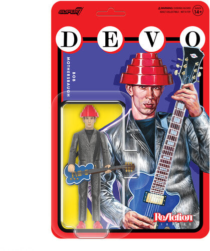 Devo Super7 - Devo - ReAction Figures Wv4 - Bob Mothersbaugh (The Girl You Want) (Collectible, Figure, Action Figure)