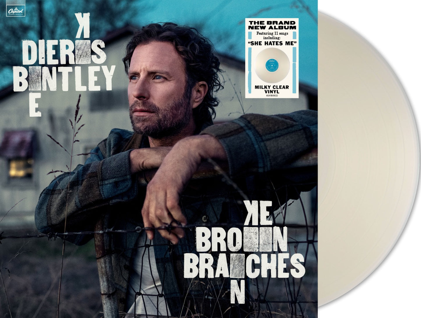 Dierks Bentley Broken Branches (Indie Exclusive Milky Clear Vinyl)