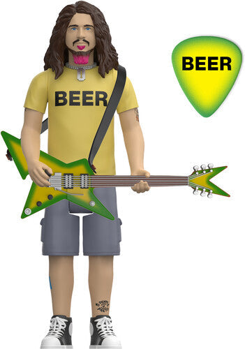 DIMEBAG DARRELL Dimebag Darrell - ReAction Figures Wv2- Dimebag Darrell (BEER Shirt) (Action Figure, Collectible)