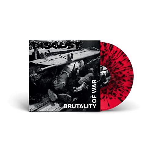 Disgust Brutality Of War (Red W/ Black Splatter Vinyl)