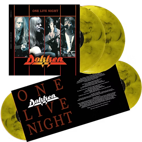 Dokken One Live Night (Limited Edition, Yellow Smoke Colored Vinyl) (2 Lp's)