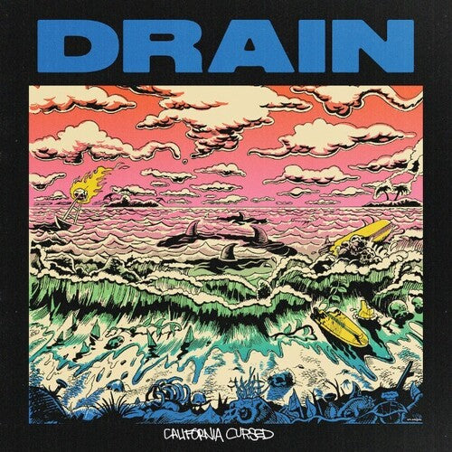 Drain California Cursed (Blue Colored Vinyl)