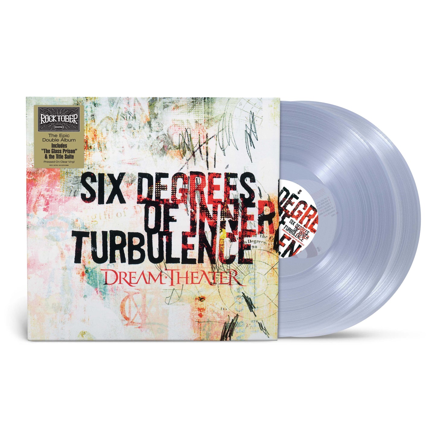 Dream Theater Six Degrees of Inner Turbulence (RKTBR25) (2LP Clear Vinyl)