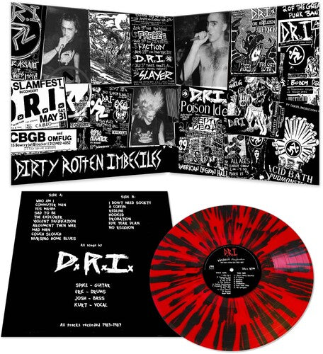 D.R.I. Violent Pacification & More Rotten Hits 1983-1987 (Colored Vinyl, Red, Splatter)