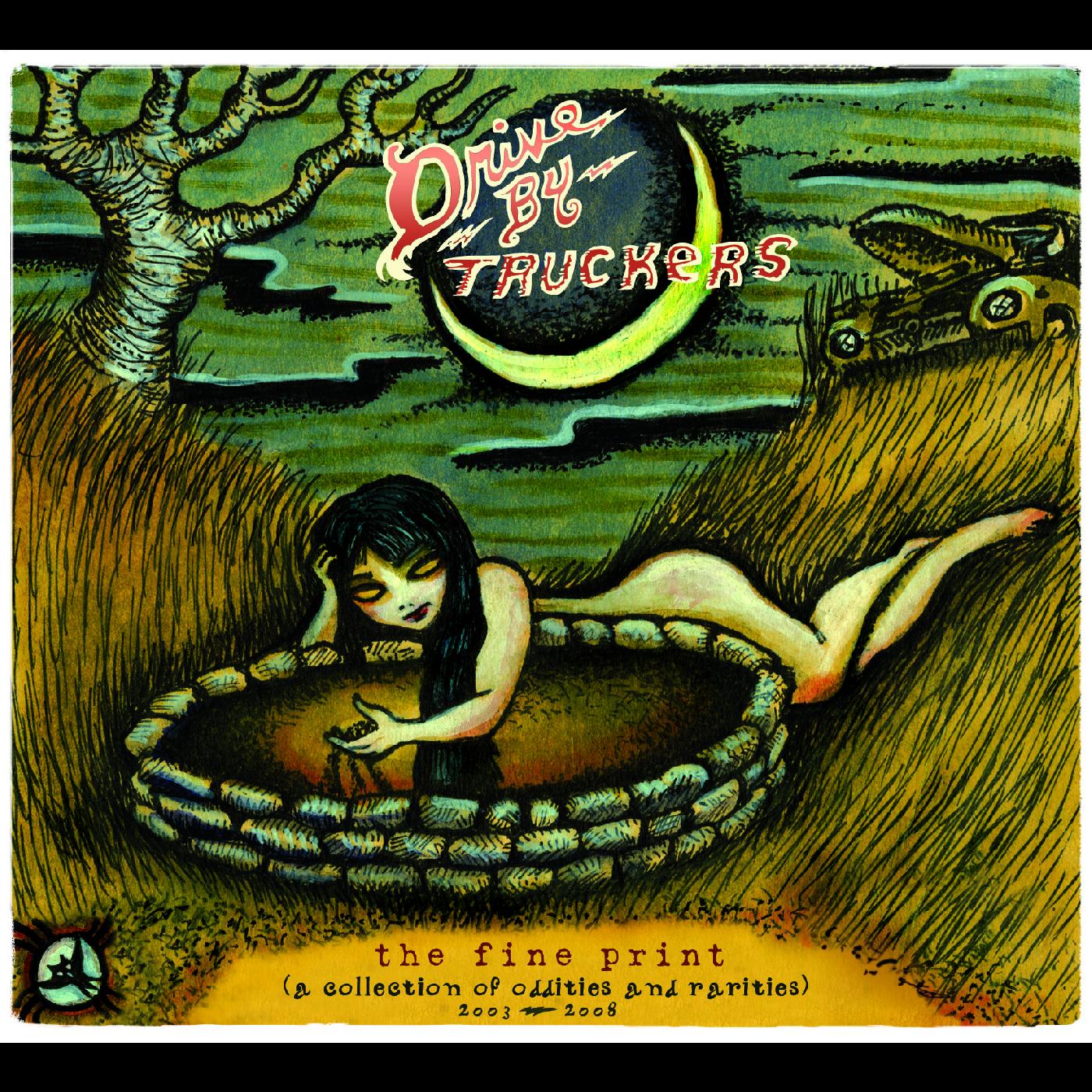 Drive-By Truckers The Fine Print (Crystal Blue Curaçao Vinyl)