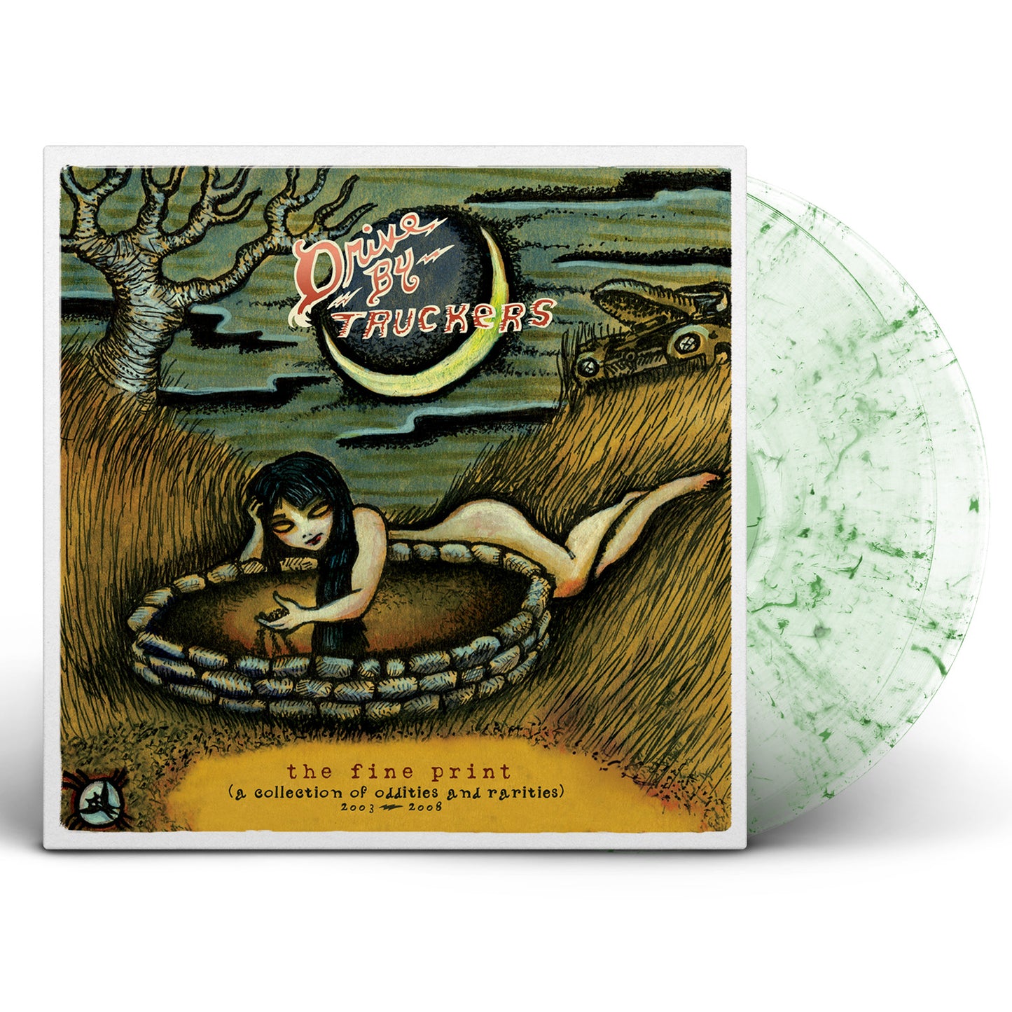 Drive-By Truckers The Fine Print (Gatefold LP Jacket, Limited Edition, 180 Gram Vinyl, Clear Vinyl, Green) (2 Lp's)