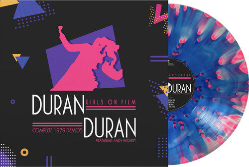 Duran Duran Girls On Film - Complete 1979 Demos - BLUE W/ PINK DOTS