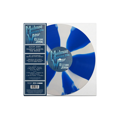 Elton John Madman Across The Water: 50th Anniversary (Limited Edition, Blue & White Propeller Colored Vinyl)