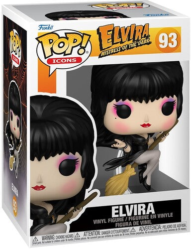 Elvira, Mistress of the Dark Funko POP!: Icons: Elvira, Mistress of the Dark: Elvira (Action Figure, Collectible)