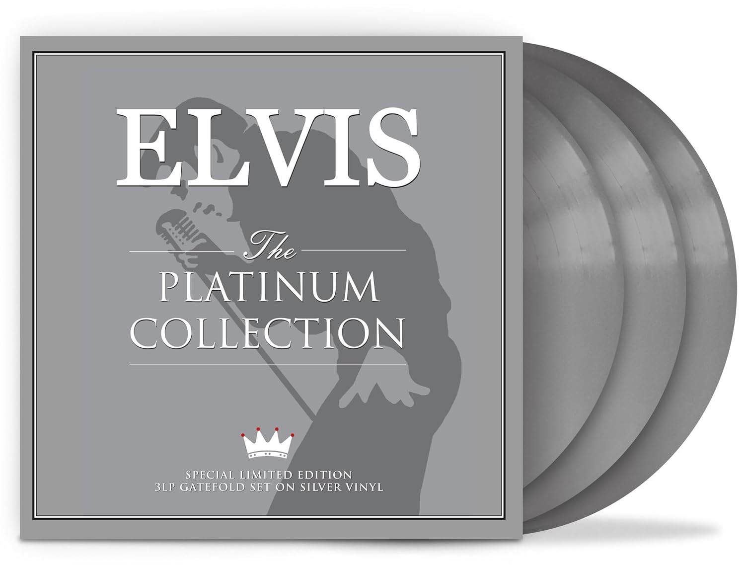 Elvis Presley The Platinum Collection (Limited Edition, Silver Colored Vinyl) [Import] (3 Lp's)