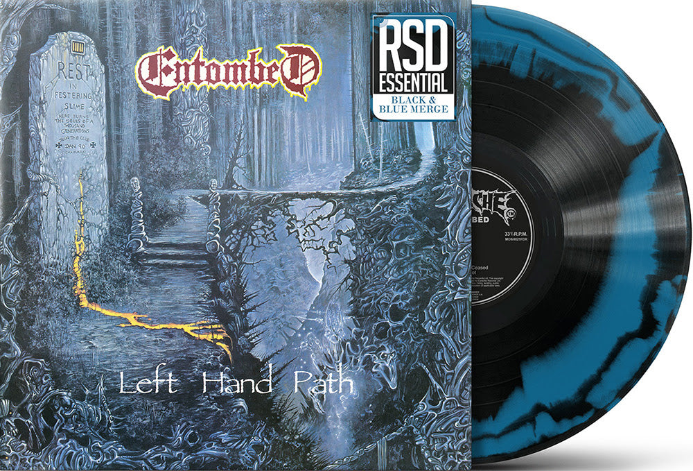 Entombed Left Hand Path (Indie Exclusive) (Blue Black Merge Vinyl)