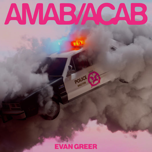 Evan Greer Amab/Acab (Clear/Pink Cloud Vinyl)
