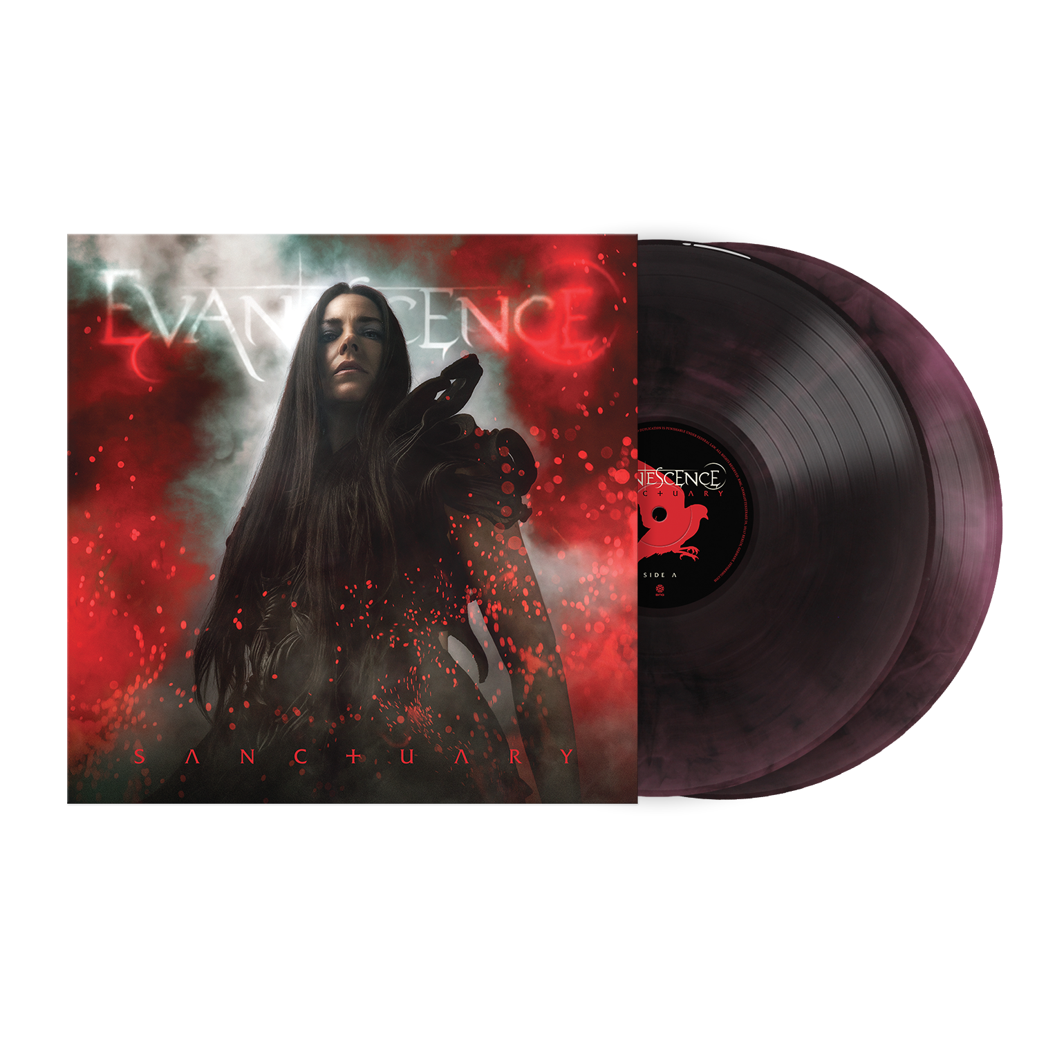 Evanescence Sanctuary (Limited Edition, Indie Exclusive, Deep Purple & Black Marble Colored Vinyl) (2 Lp's)