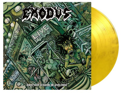 Exodus Another Lesson In Violence (Limited Edition, 180 Gram Vinyl, Colored Vinyl, Yellow & Black Marble) [Import] (2 Lp's)