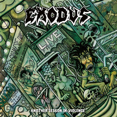 Exodus Another Lesson In Violence (Limited Edition, 180 Gram Vinyl, Colored Vinyl, Yellow & Black Marble) [Import] (2 Lp's)