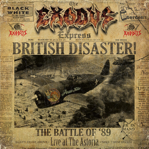 Exodus British Disaster: The Battle of '89 (Live at the Astoria) (Colored Vinyl, Gold, Gatefold LP Jacket) (2 Lp's)