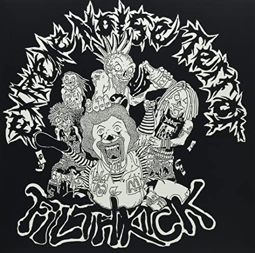 Extreme Noise Terror/ Filthkick In It For Life (Clear Vinyl)