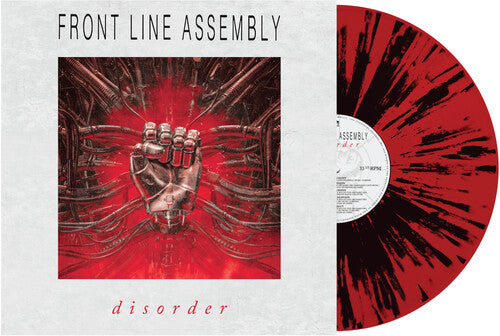FRONT LINE ASSEMBLY Disorder (Red & Black Splatter) (Colored Vinyl, Red, Black, Limited Edition, Bonus Tracks)