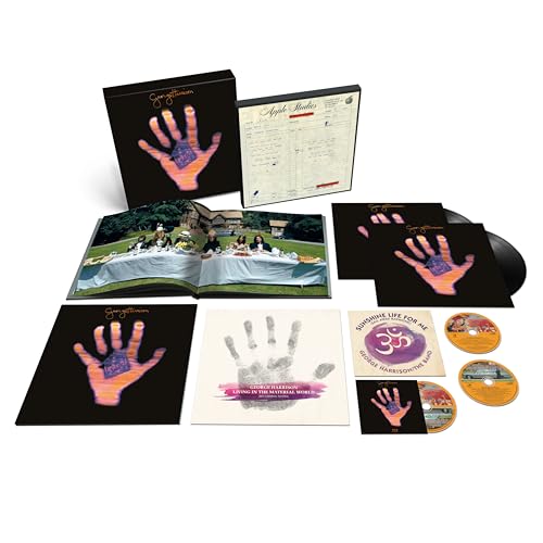 George Harrison Living In The Material World (50th Anniversary) (Boxed Set, With CD, With Bonus 7", With Blu-ray, Deluxe Edition)