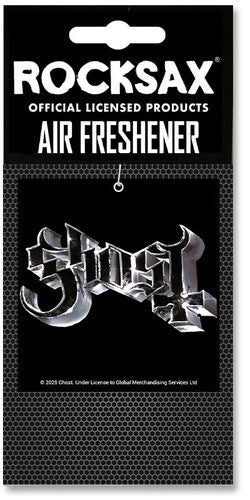 Ghost Rocksax - Ghost - Chrome Logo - Air Freshener (Vanilla)