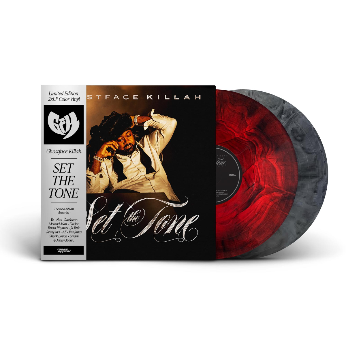 Ghostface Killah Set The Tone (Guns & Roses) (Red & Black Marble Colored Vinyl) (2 Lp)