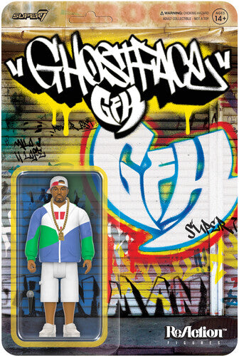 Ghostface Killah Super7 - Ghostface Killah - Reaction Figures - Ghostface Killah (Can It Be All So Simple) (Collectible, Figure, Action Figure)