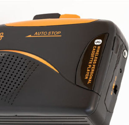 GPO GPO Bluetooth Personal Cassette Player/Radio with Headphones (Bluetooth, Black)