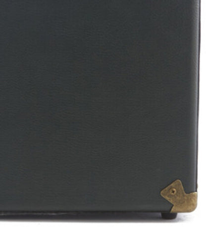 GPO GPO Retro SWB18GB 12 " Vinyl Record Case 35 Count Capacity Removable Lid - Rustic Green with Black Interior)